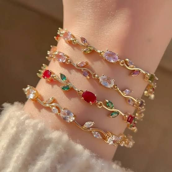 Diamond Tulip Bracelet